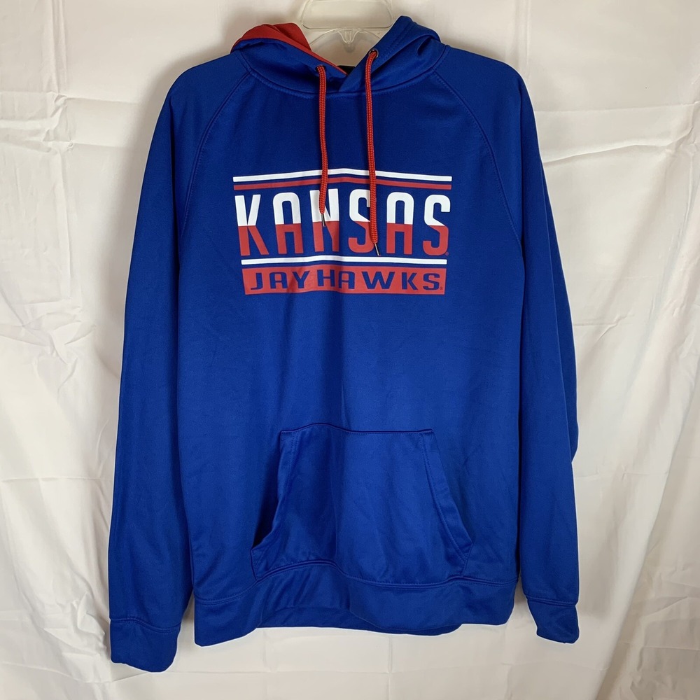 Kansas Jayhawks Colosseum‎ Hoodie Jacket Pull Over Size Large KU